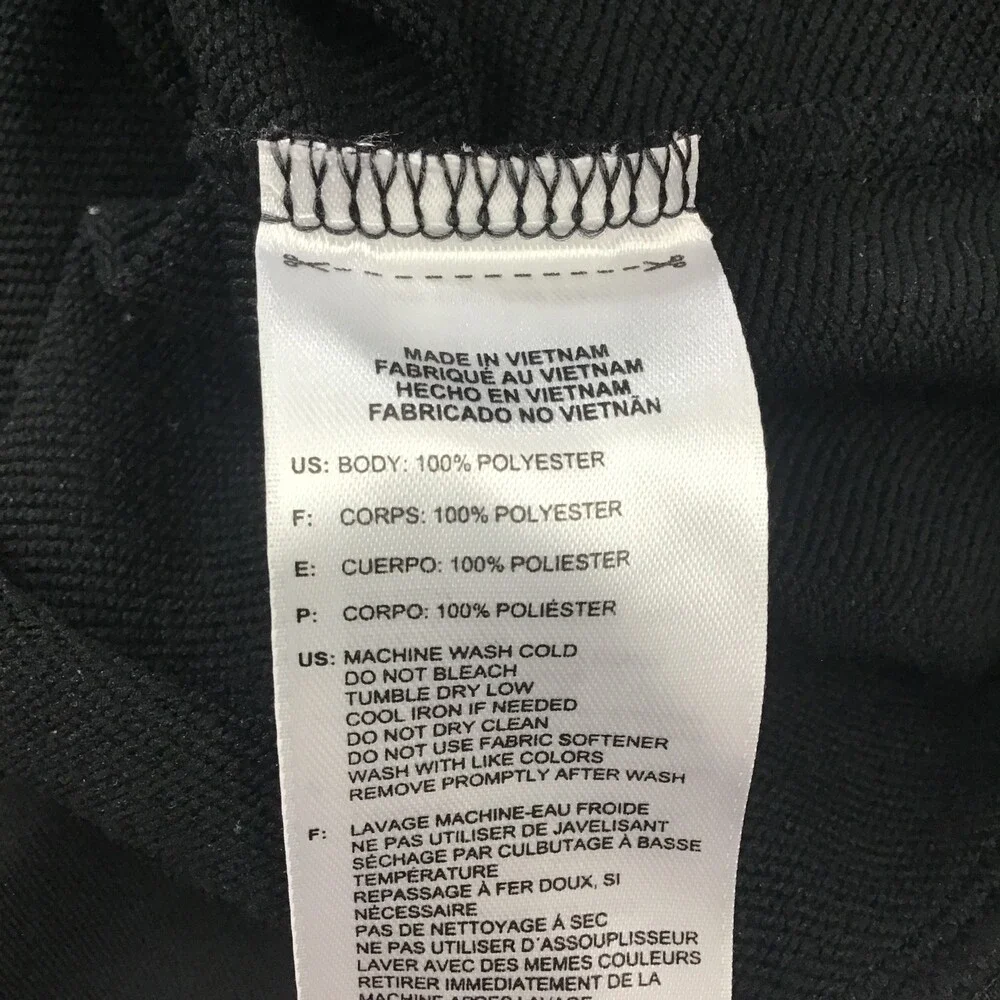 Adidas Sweater Men 2XL Black Climalite 1/4 Zip Golf Pullover Collar Golfer XXL